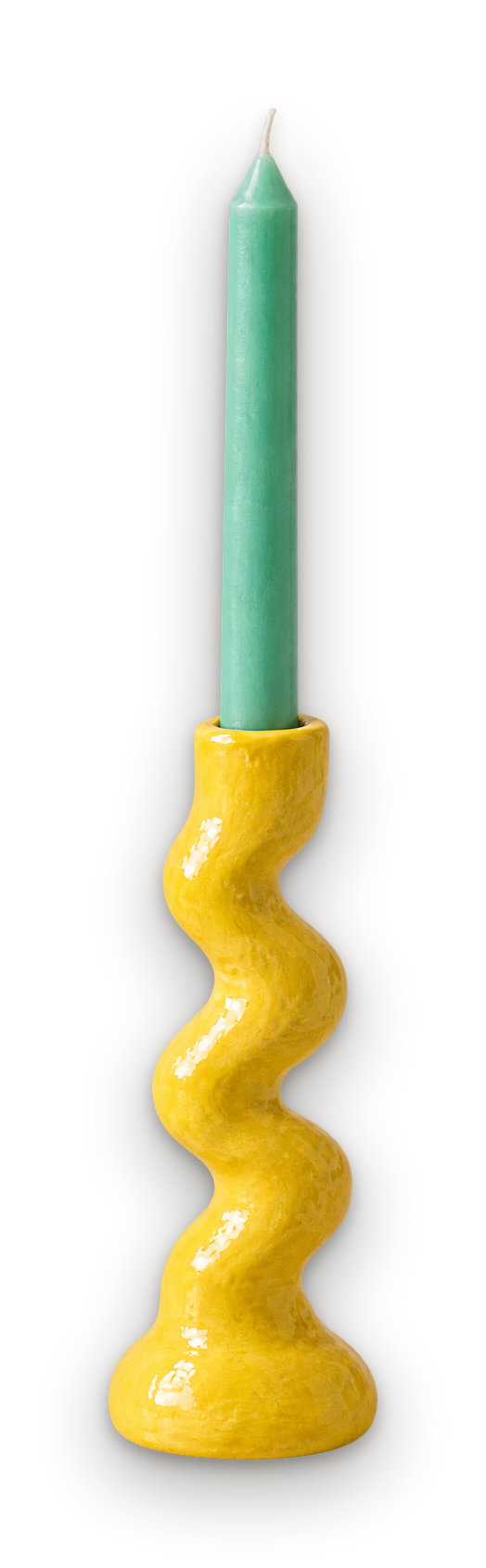 Squiggle Candlestick by Atelier Clay