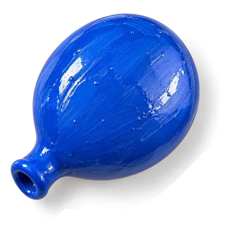 Blue Balloon, handmade clay piece by Atelier Clay