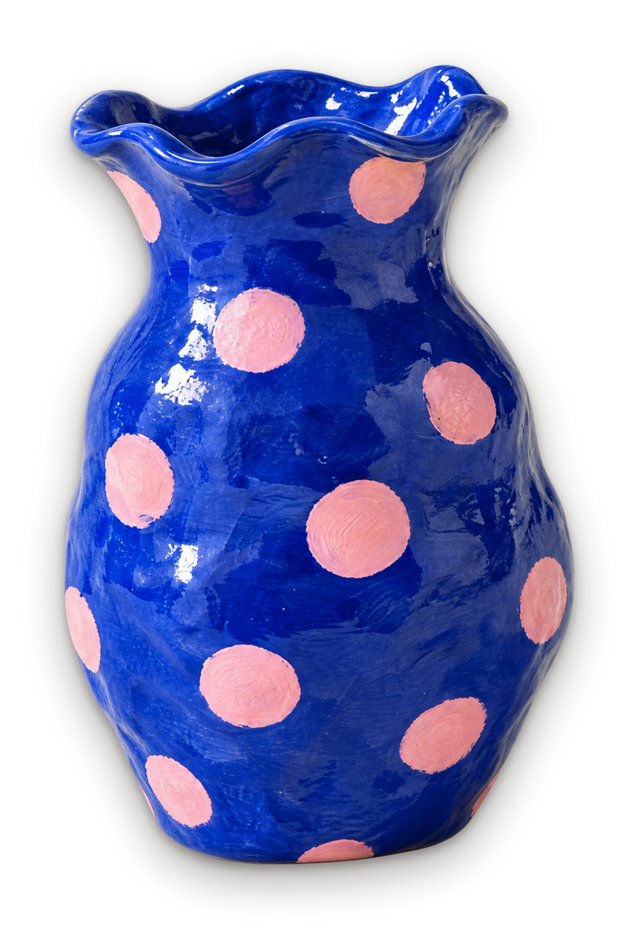 Polka Dot Vase by Atelier Clay