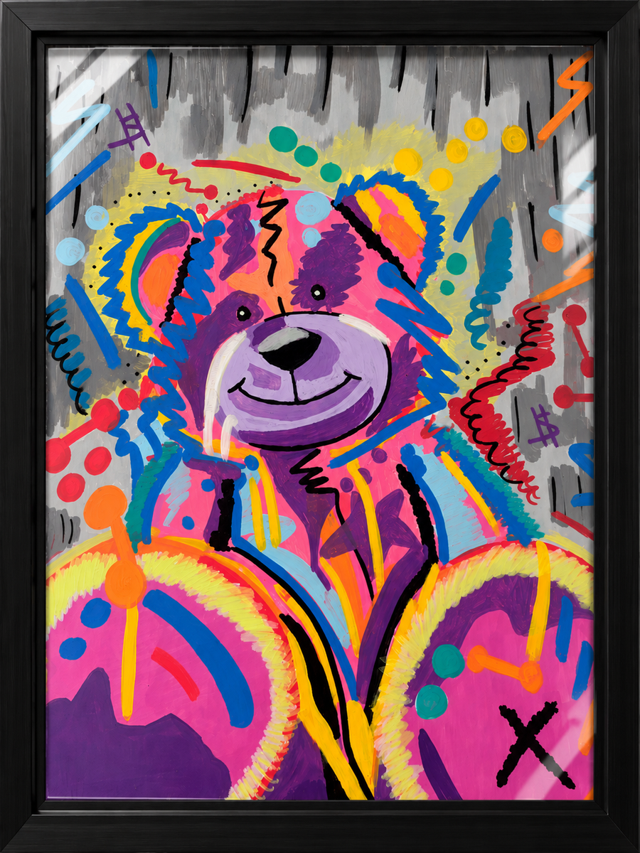 Framed Panda Artwork by Atelier Clay
