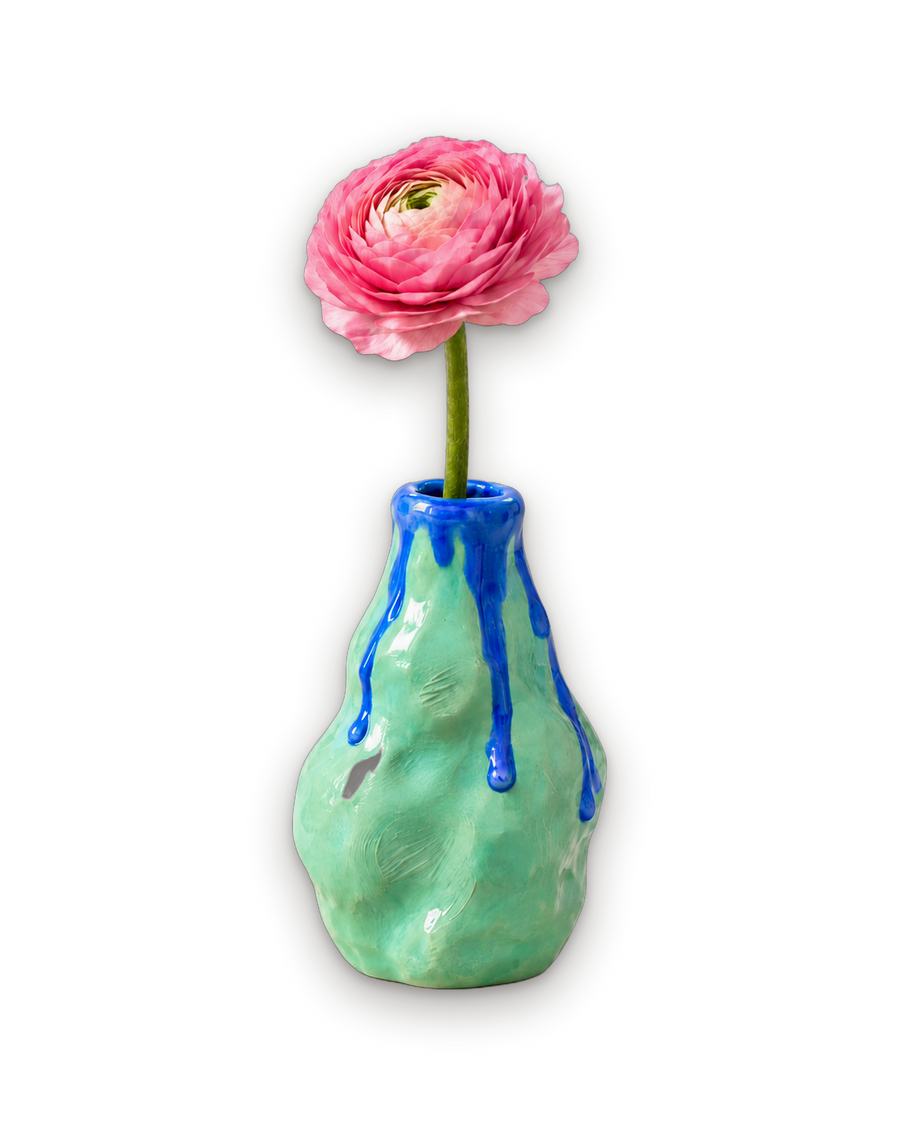 Drip Bud Vase by Atelier Clay